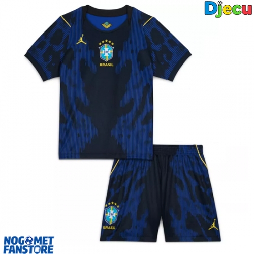 Brazil Gostujuci Dres za djecu SP 2026 Kratak Rukav (+ Kratke hlače)
